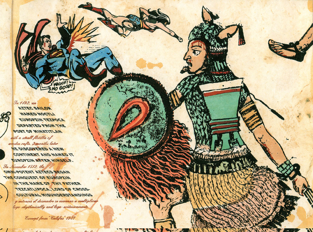 Codex Espangliensis by Enrique Chagoya, 1998.